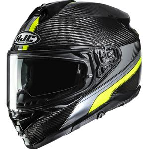 Integralhjelm HJC F72 Carbon Eos MC3H sort-fluo gul
