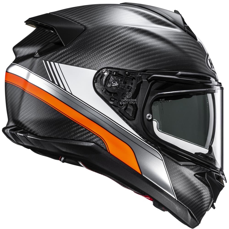 Integralhjelm HJC F72 Carbon Eos MC6HSF sort-orange
