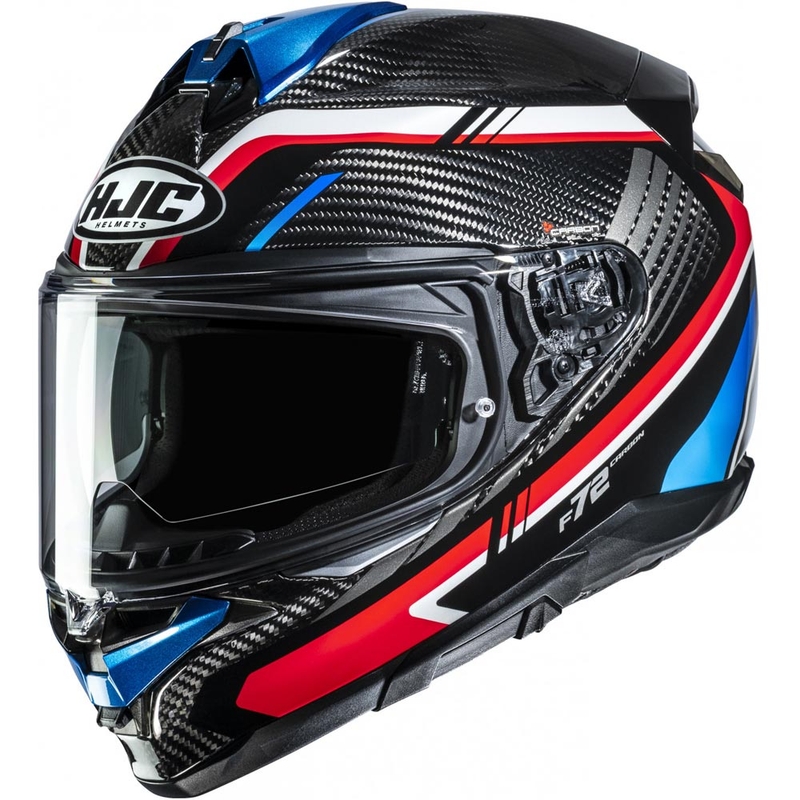 Integralhjelm HJC F72 Carbon Kairo MC21 sort-blå-rød-hvid