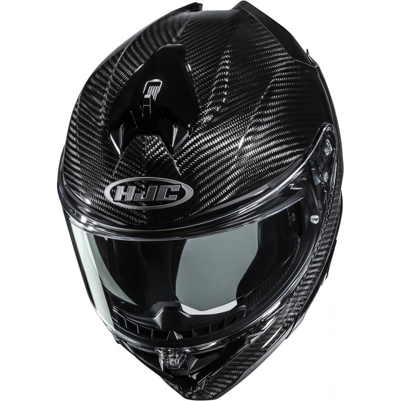 Fullface motorcykelhjelm HJC F72 Carbon Solid sort