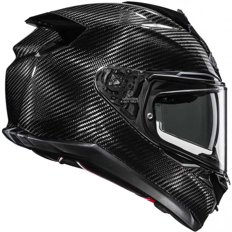 Fullface motorcykelhjelm HJC F72 Carbon Solid sort