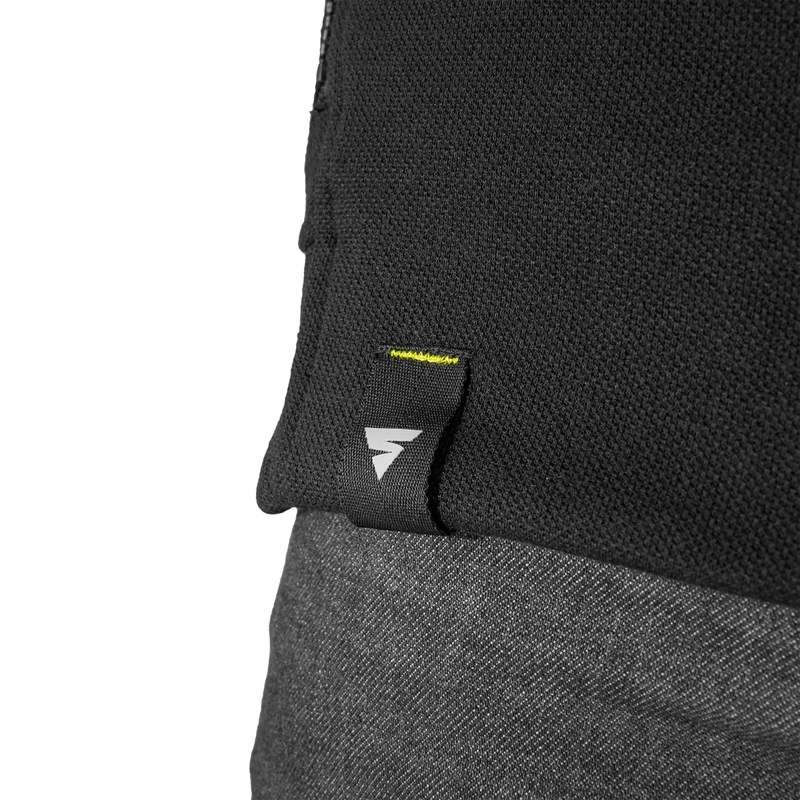 Shima Daybreaker motorcykelsweatshirt sort-fluo gul