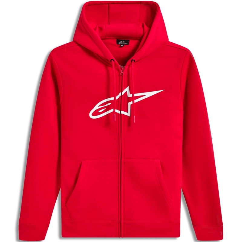 Alpinestars Ageless Zip Hoodie 3 rød-hvid