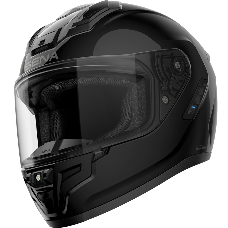 SENA Phantom fullface motorcykelhjelm med intercom, sort