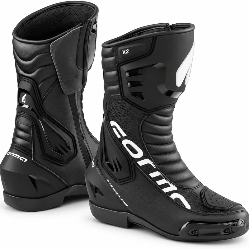 Forma Freccia EVO V.2 motorcykelstøvler sort-hvide