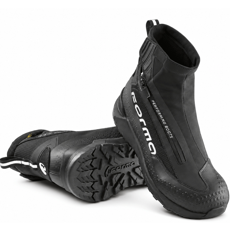 Motorcykelstøvler Forma Speed X Dry, Sort-Sort