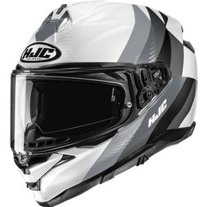Integralhjelm HJC F72 Racero MC10 hvid-grå-sort