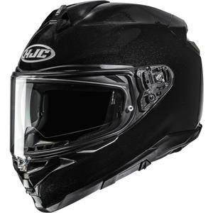 Fullface motorcykelhjelm HJC F72 Solid metallic sort