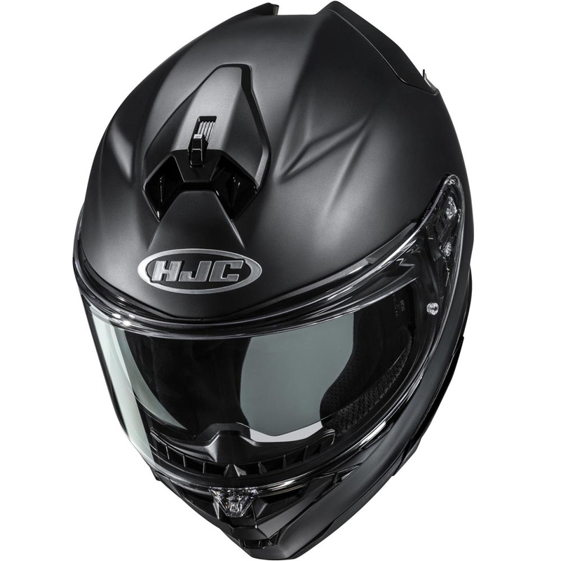 Fullface motorcykelhjelm HJC F72 Solid semi-mat sort