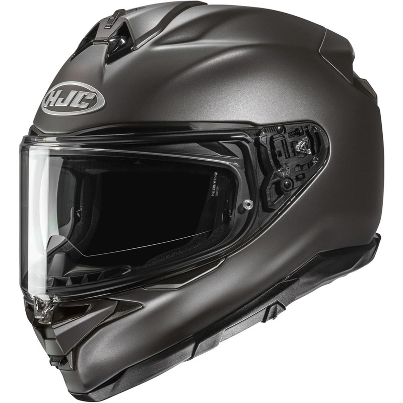 HJC F72 Solid fullface motorcykelhjelm semi-mat titanium grå