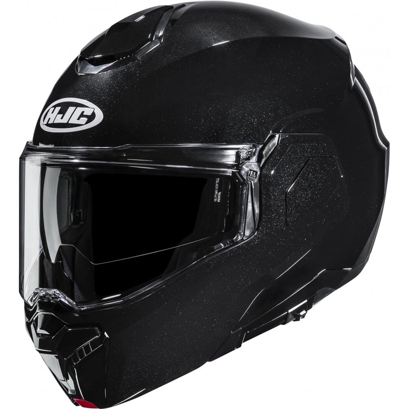Flip-up motorcykelhjelm HJC i101 Solid metallic sort
