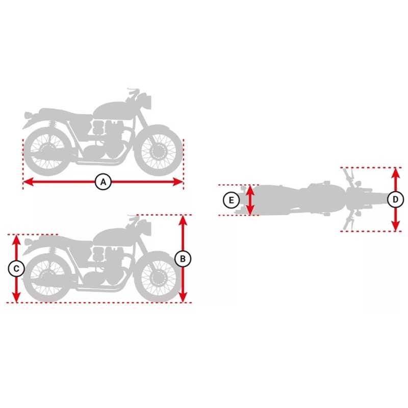 Oxford Solatex motorcykelbetræk sølv