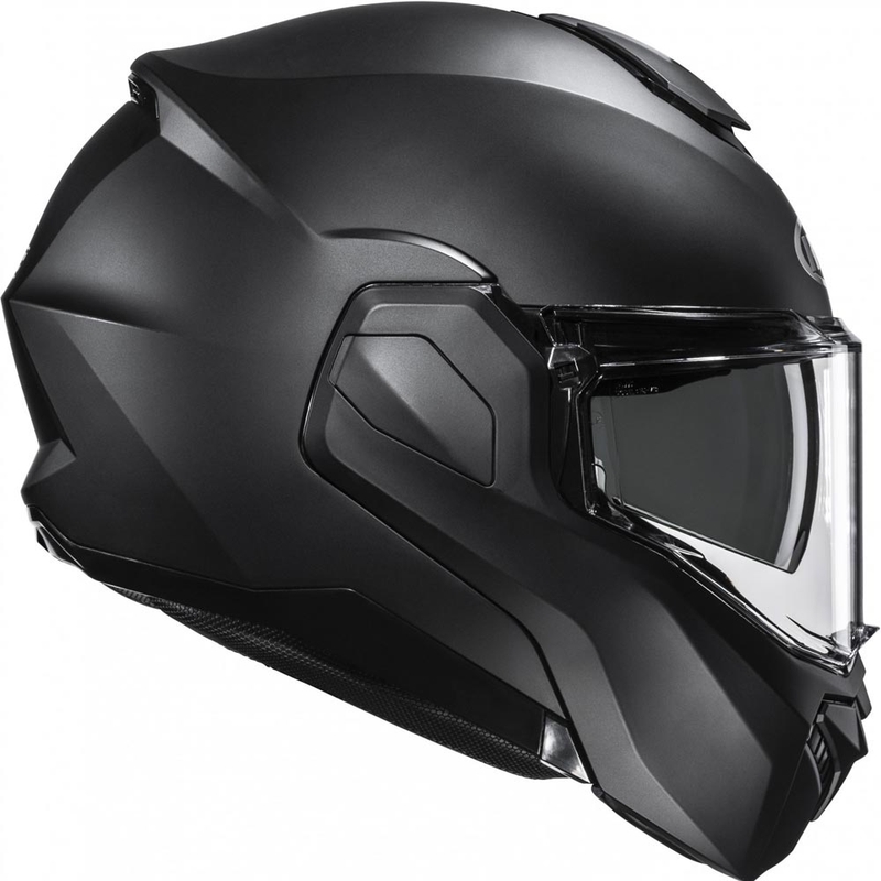 Flip-up motorcykelhjelm HJC i101 Solid semi-mat sort