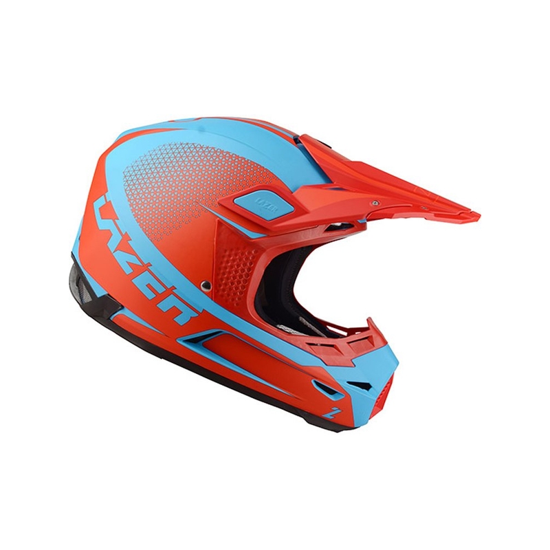 Motokrosová přilba Lazer X9 Sprocket červeno-modrá