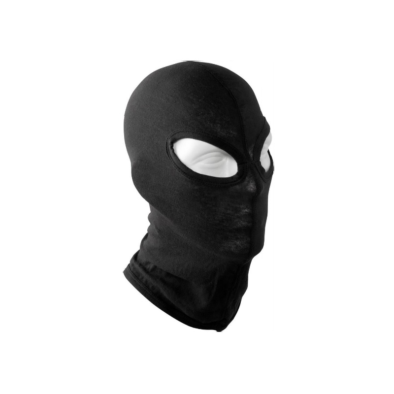 Motorcykelhjelmshætte med to øjne