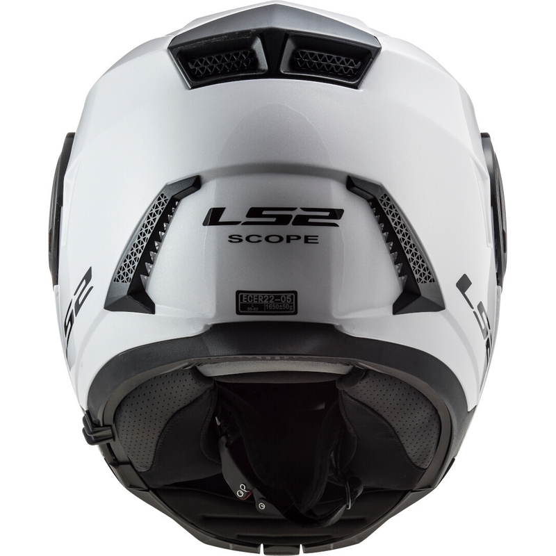 LS2 FF902 Scope Solid Motorcykelhjelm Hvid