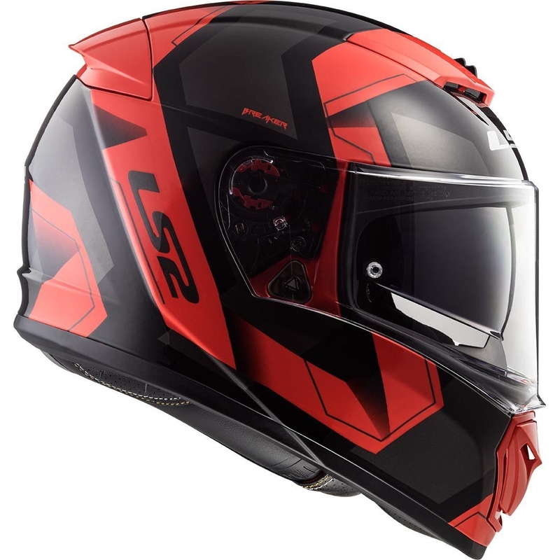 Integrální přilba na motorku LS2 FF390 Breaker Physics černo-červená