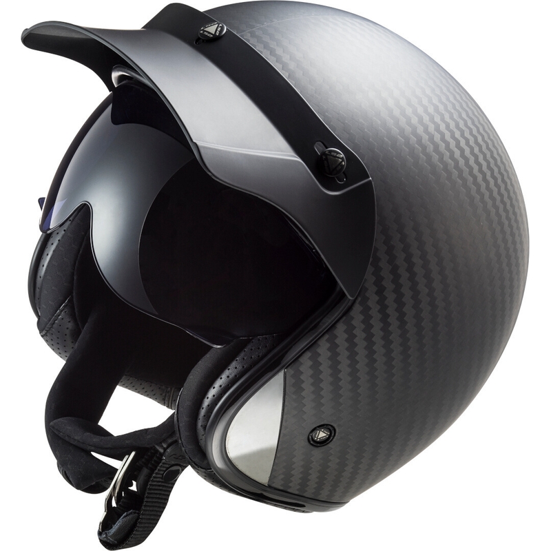 Åben motorcykelhjelm LS2 OF601 Bob C Carbon