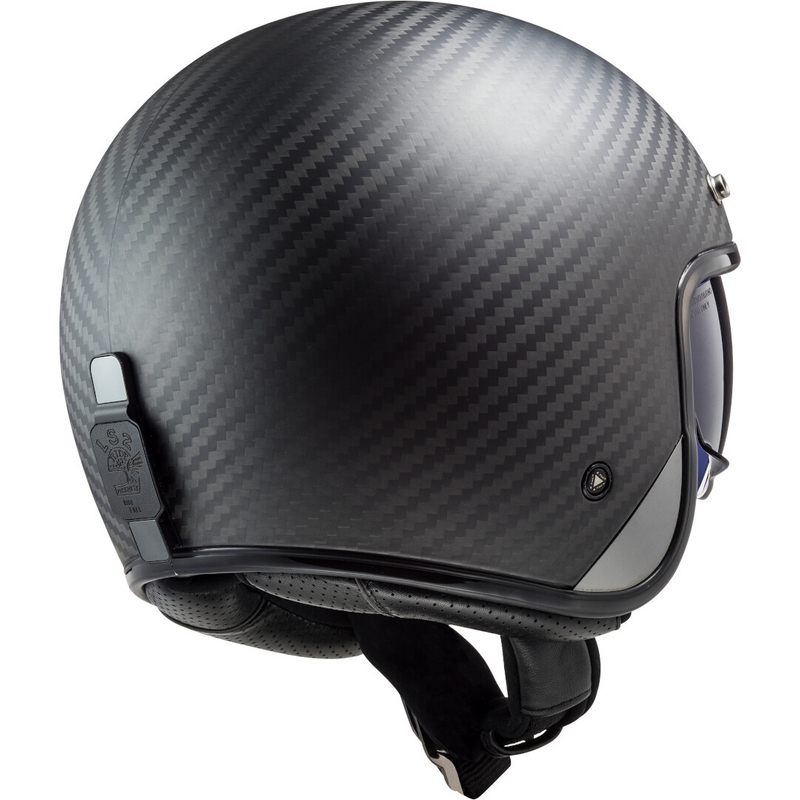 Åben motorcykelhjelm LS2 OF601 Bob C Carbon
