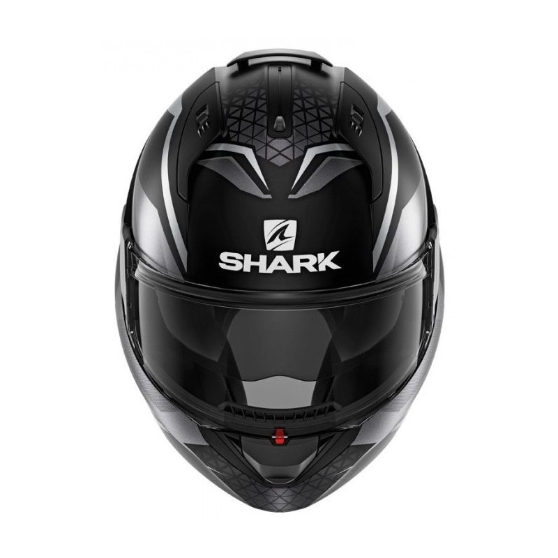 Překlápěcí přilba SHARK EVO-ES Yari černo-šedá