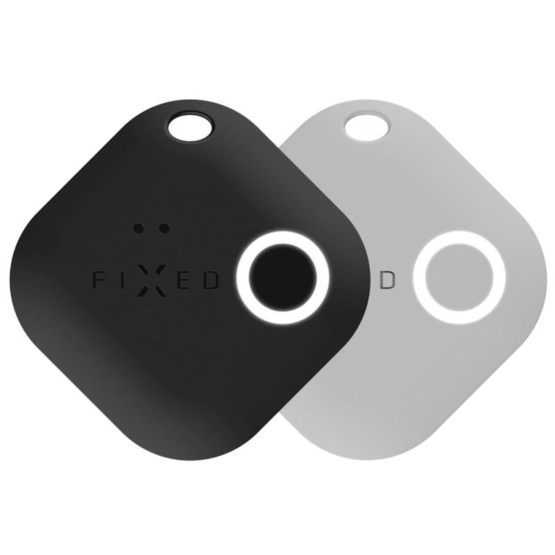Bluetooth hlídač FIXED Smile DUO Pack s pohyblivým senzorem černý + šedý
