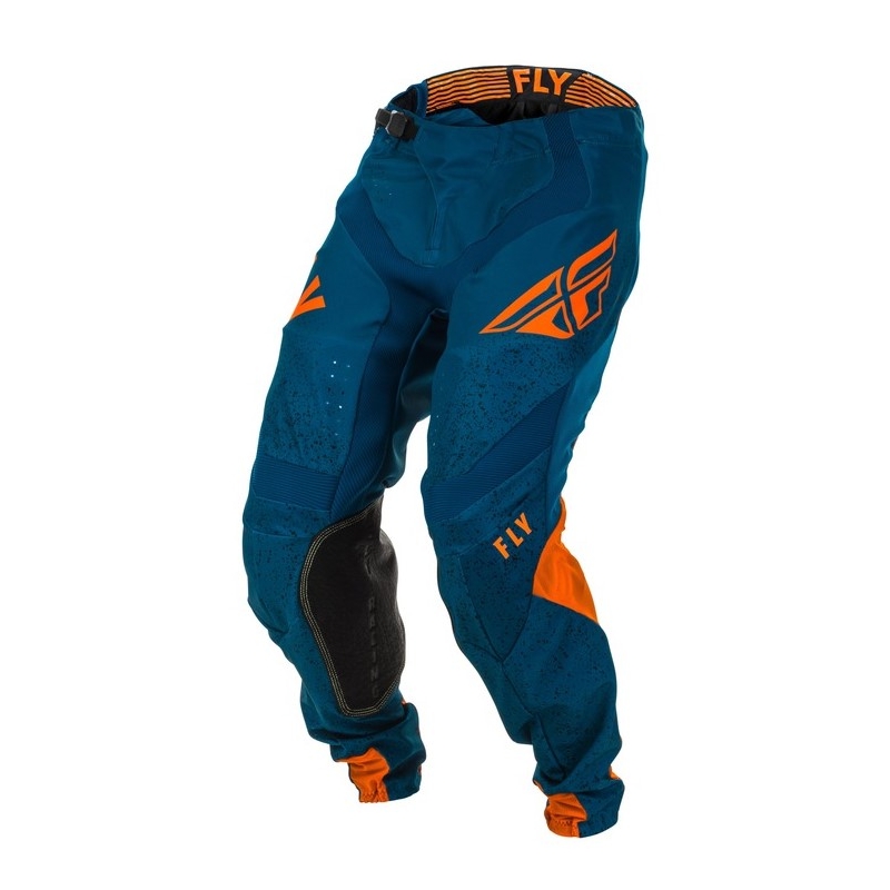 Motokrosové kalhoty FLY Racing Lite 2020 oranžovo-modré