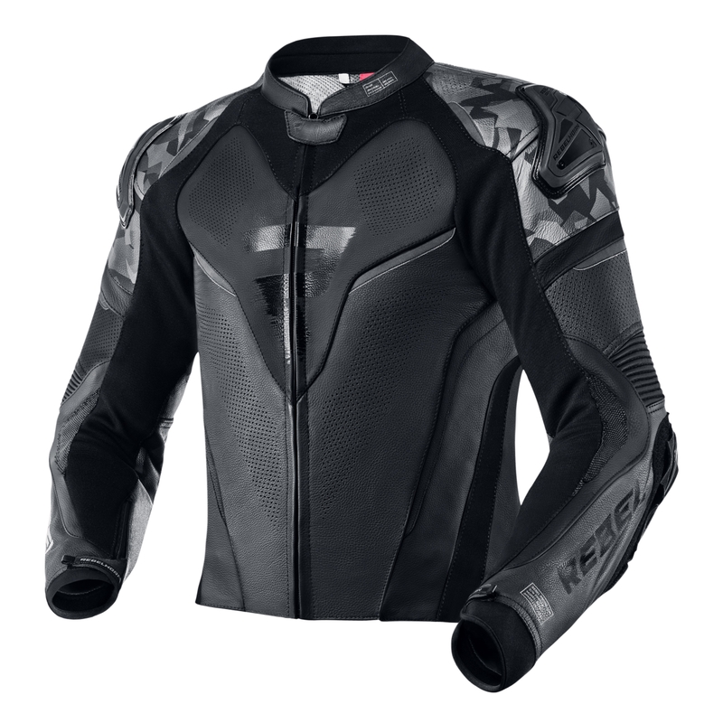 Rebelhorn Rebel motorcykeljakke sort udsalg