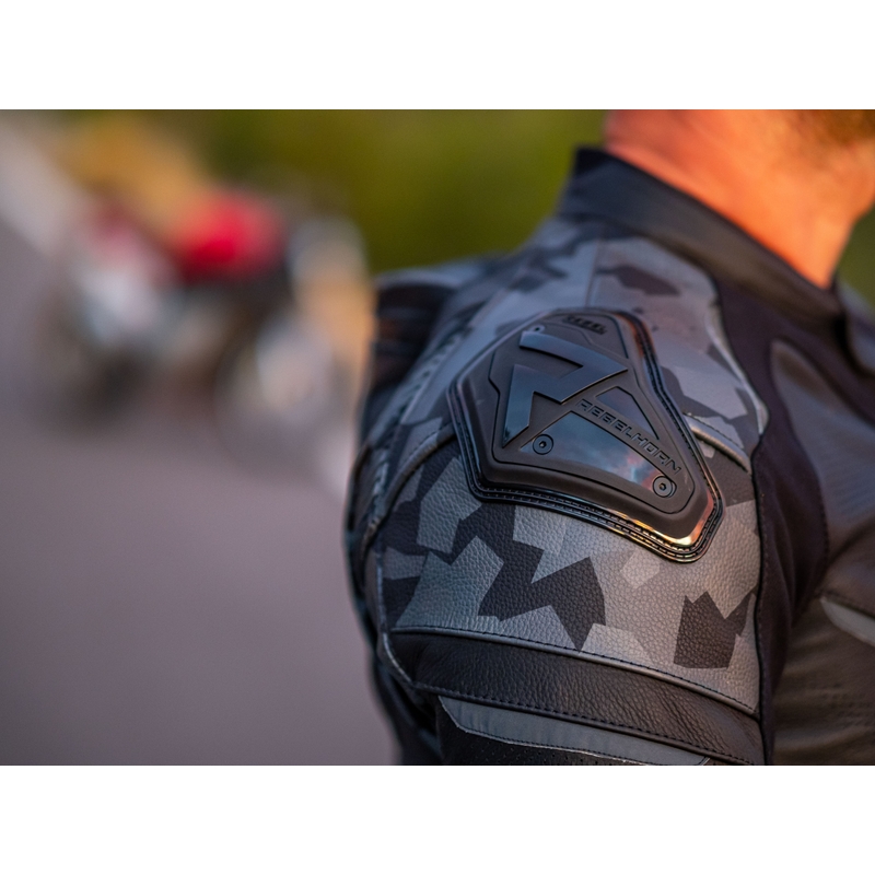 Rebelhorn Rebel motorcykeljakke sort udsalg