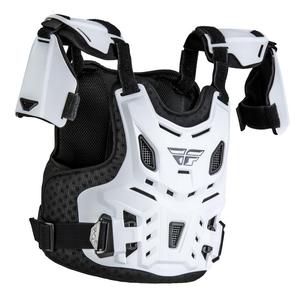 FLY Racing Revel Roost hvid bodyprotector til børn