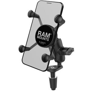 RAM Mounts X-Grip mobiltelefonholder med nakkebeslag til motorcykelstyr