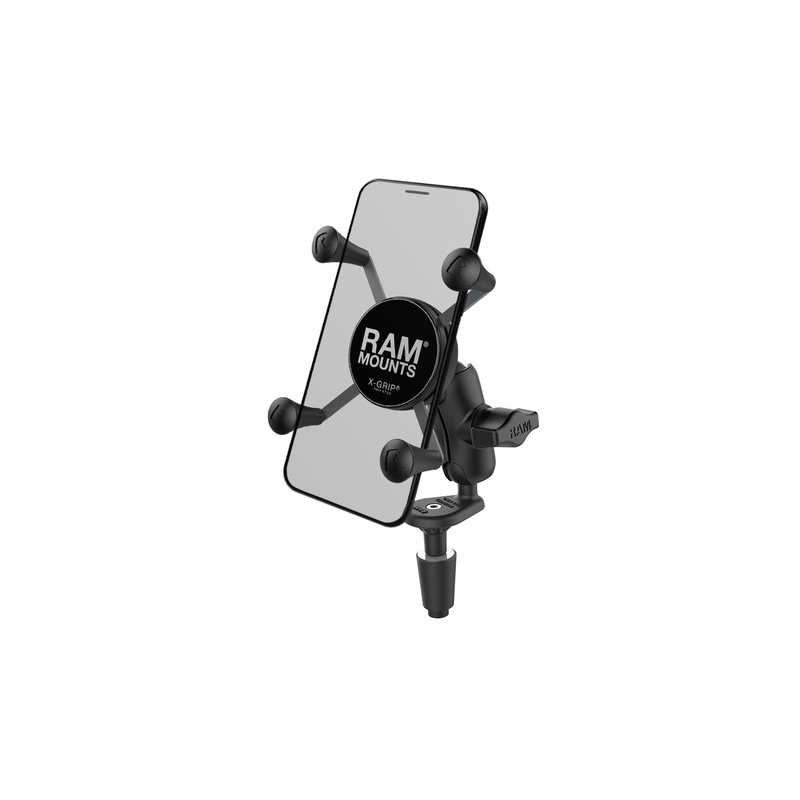 RAM Mounts X-Grip mobiltelefonholder med nakkebeslag til motorcykelstyr
