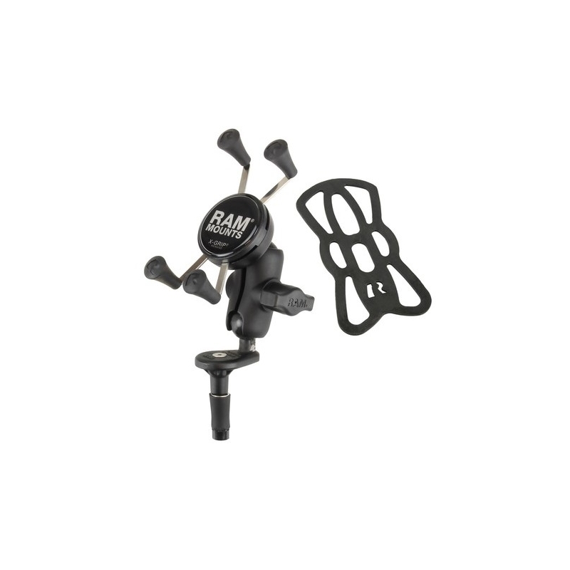 RAM Mounts X-Grip mobiltelefonholder med nakkebeslag til motorcykelstyr