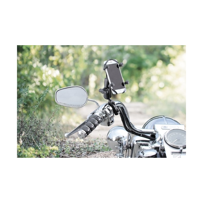RAM Mounts X-Grip mobiltelefonholder med fastgørelse til bremse-/koblingshåndtag/styr