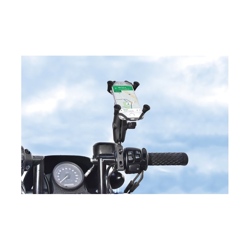 RAM Mounts X-Grip mobiltelefonholder med fastgørelse til bremse-/koblingshåndtag/styr