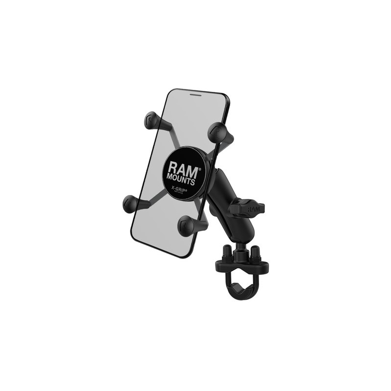 RAM Mounts X-Grip mobilholder til styr med en diameter på 12,7-31,75 mm