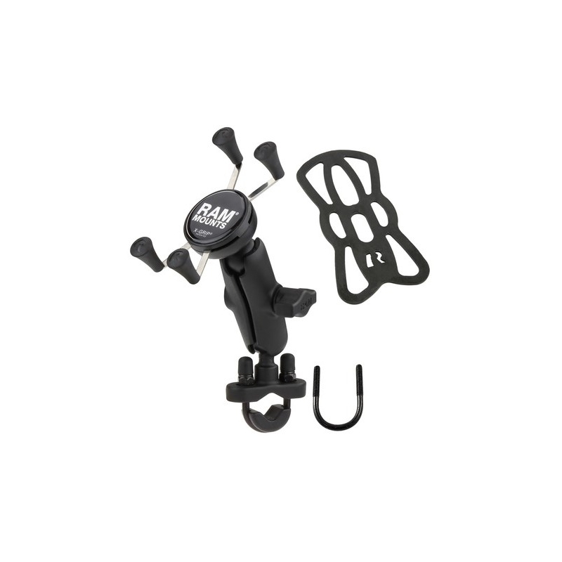 RAM Mounts X-Grip mobilholder til styr med en diameter på 12,7-31,75 mm