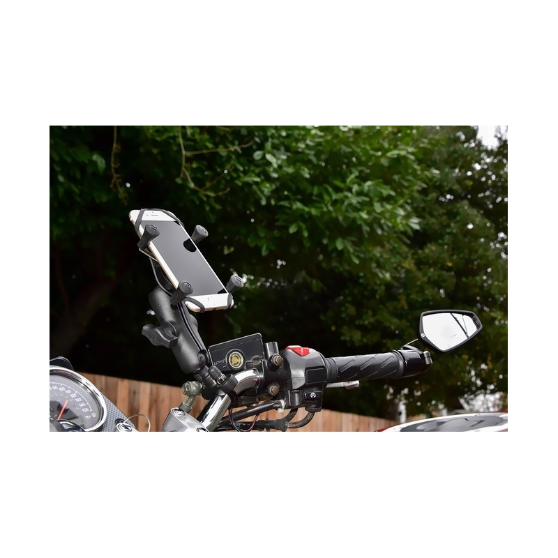 RAM Mounts X-Grip mobilholder til styr med en diameter på 12,7-31,75 mm