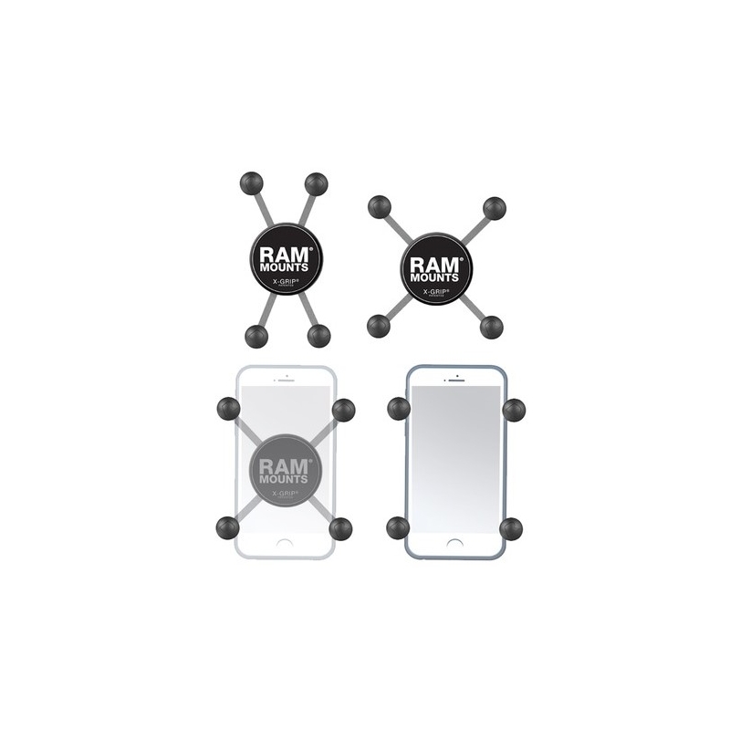 Universal mobiltelefonholder RAM Mounts X-Grip med 1" kugletap