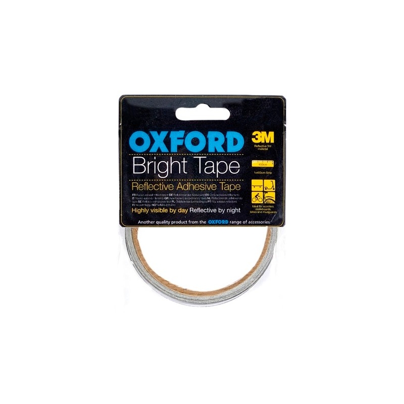 Oxford Bright Tape 4,5 m reflekterende selvklæbende tape