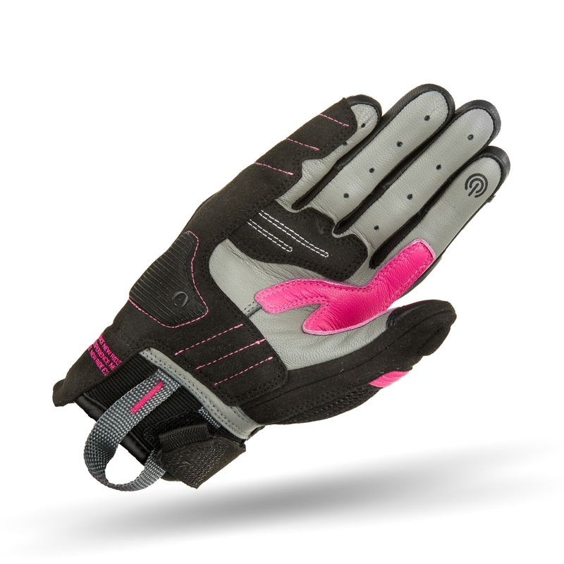 Shima X-Breeze 2 sort og pink motorcykelhandsker til kvinder