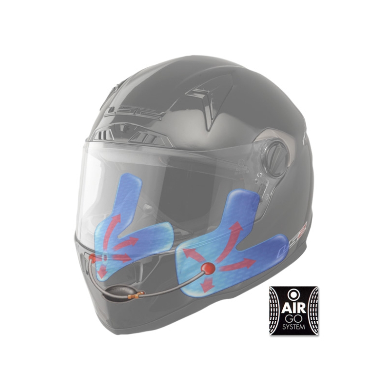 Přilba na motorku LS2 FF396 FT2 černá lesklá výprodej
