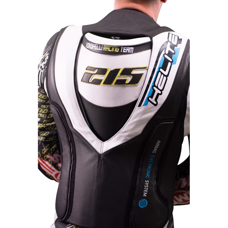 Elektronická airbagová vesta HELITE e-GP Air černo-bílá výprodej