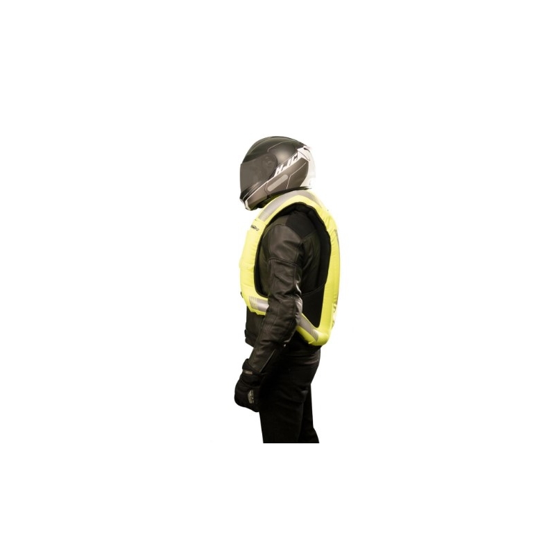 Elektronisk airbagvest HELITE e-Turtle fluo gul