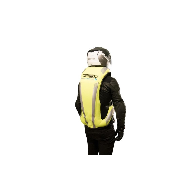 Elektronisk airbagvest HELITE e-Turtle fluo gul