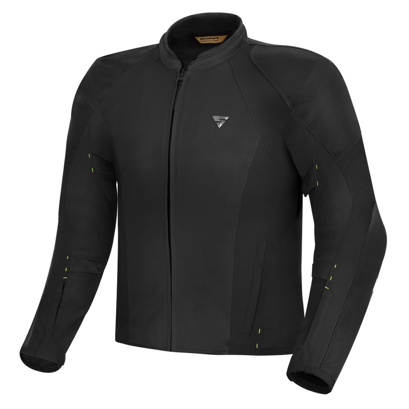 Shima Jet Black motorcykeljakke udsalg