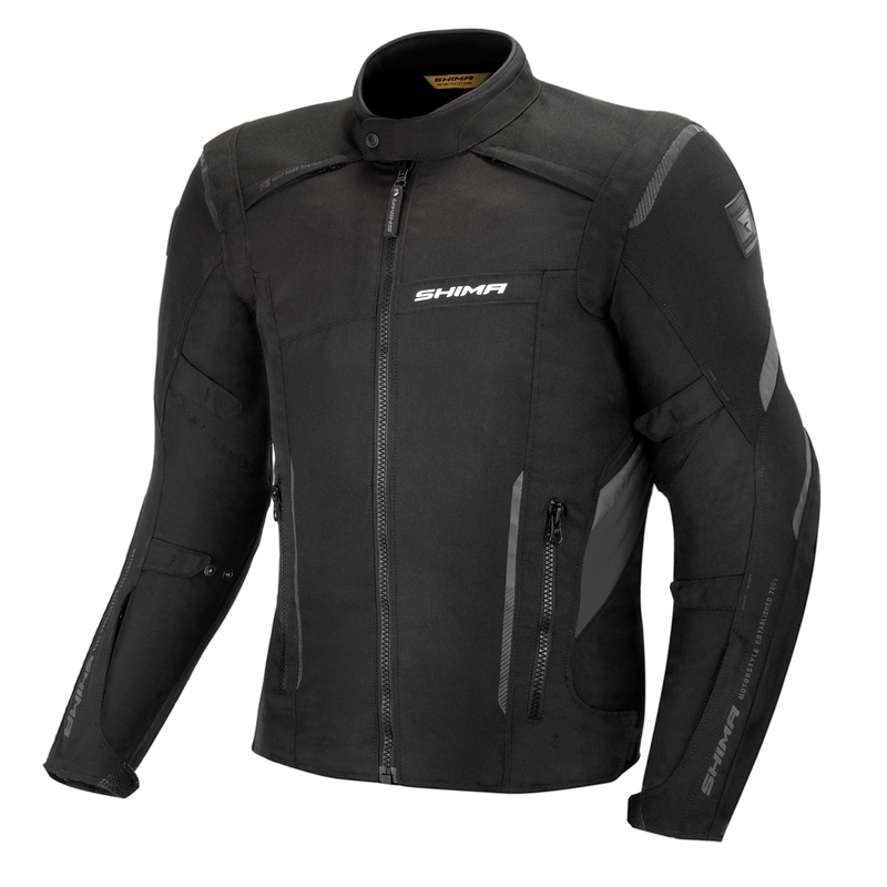 Motorcykeljakke Shima Rush sort udsalg