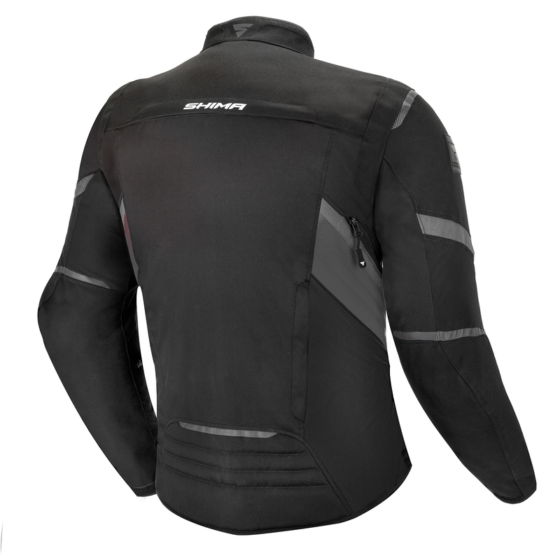 Motorcykeljakke Shima Rush sort udsalg