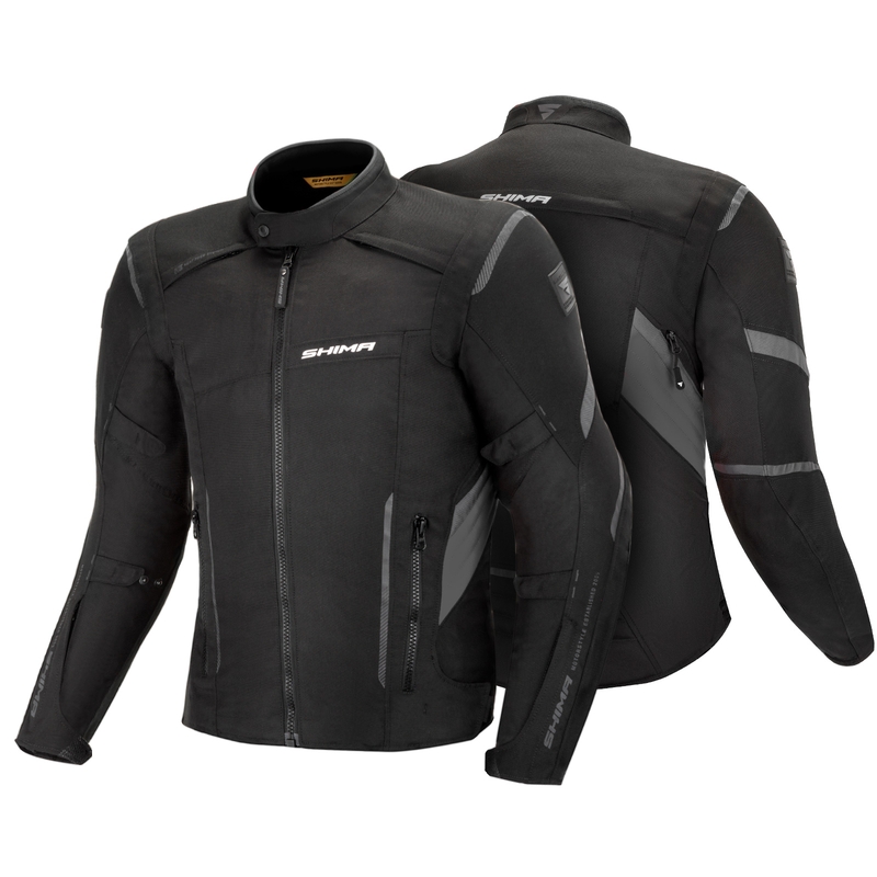 Motorcykeljakke Shima Rush sort udsalg