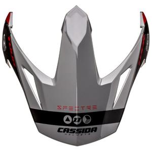 Cassida Tour 1.1 Spectre hjelmvisir sort-grå-rød