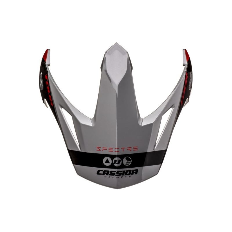 Cassida Tour 1.1 Spectre hjelmvisir sort-grå-rød